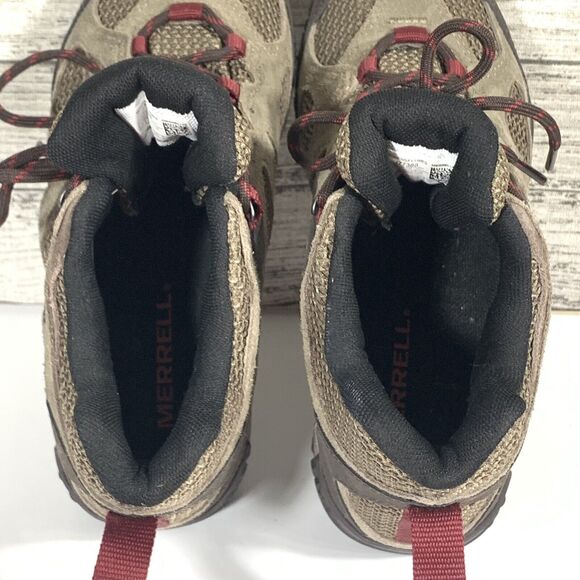 Merrell Women's Yokota 2 Mid Waterproof Hiking Boot size 7 Brindle - Picture 14 of 16